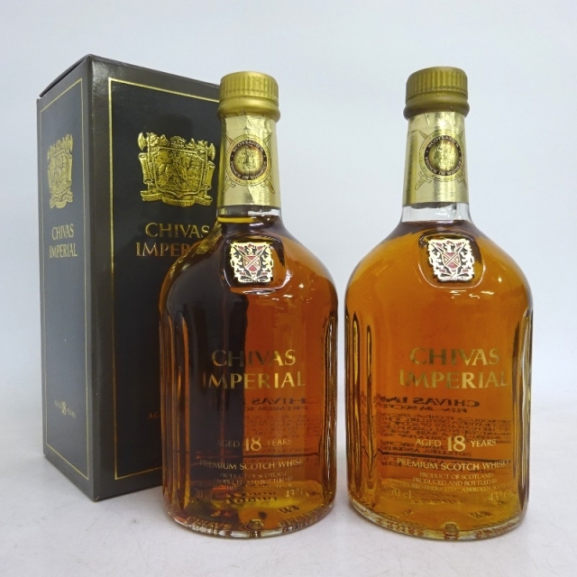 未開封★Chivas Imperial【シーバスインペリアル】 18年 2本セット 700ml 箱付