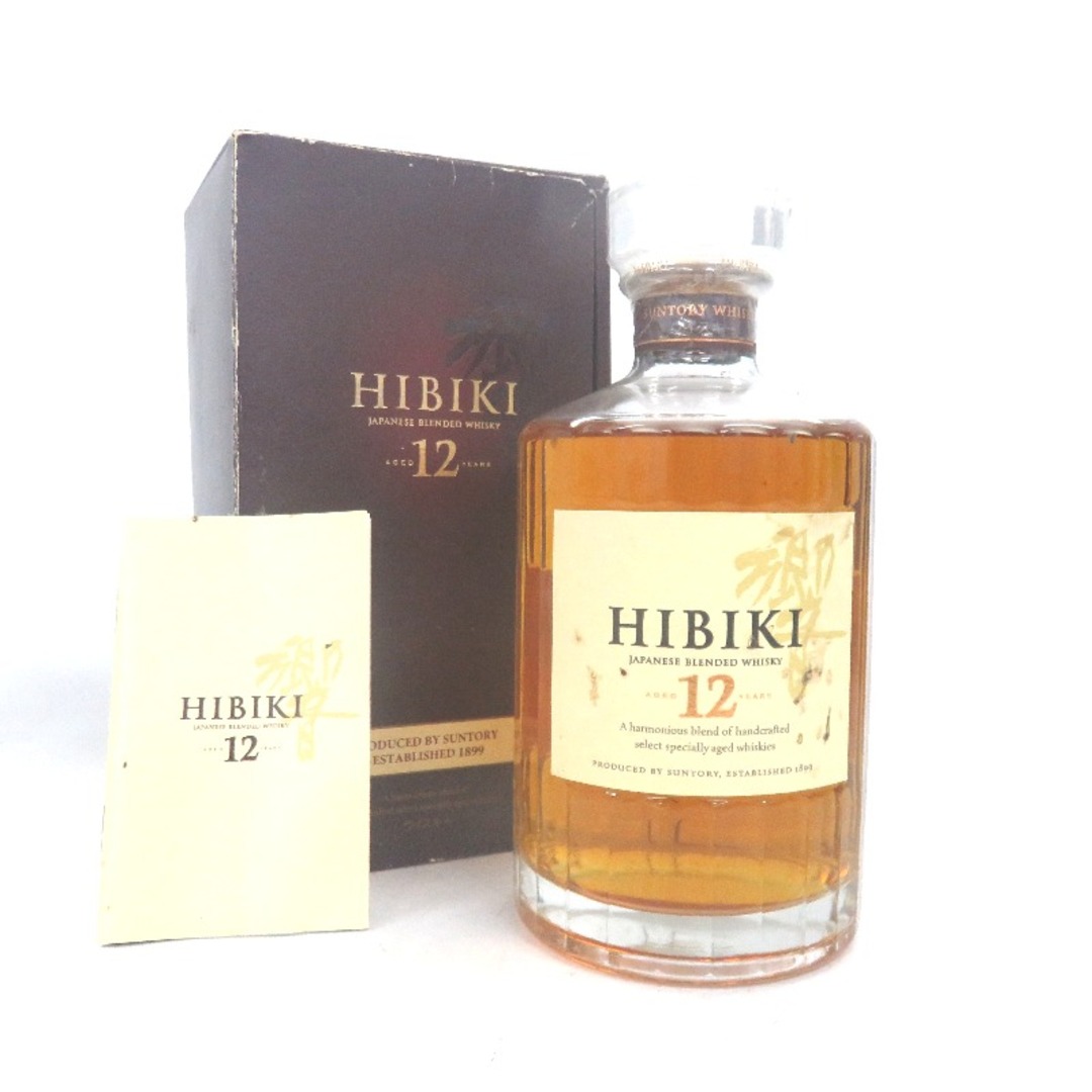 愛用 ☆大阪府配送限定 箱付【中古】 700ml 12年 響 未開封
