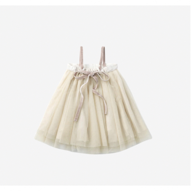 MARLMARL(マールマール)のMARLMARL チュチュ tutu 4 peachpuff 新品 キッズ/ベビー/マタニティのベビー服(~85cm)(セレモニードレス/スーツ)の商品写真