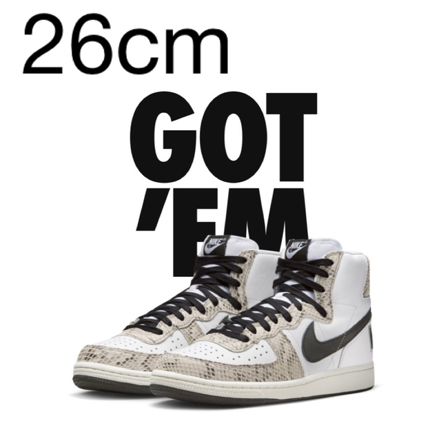 NIKE(ナイキ)のNike Terminator High "Cocoa Snake" 26cm メンズの靴/シューズ(スニーカー)の商品写真