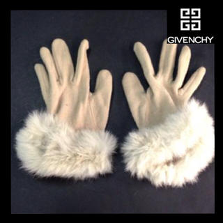 ジバンシィ(GIVENCHY)のジバンシィー リアルファー 手袋 グローブ(手袋)