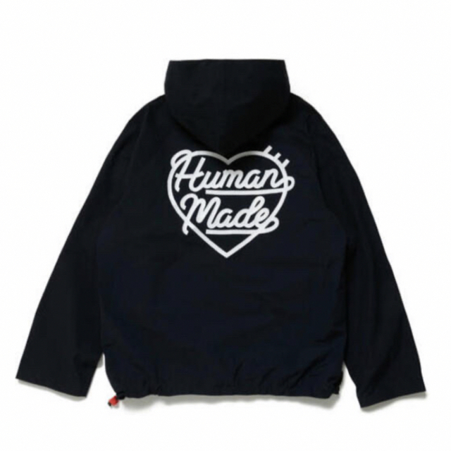 HUMAN MADE(ヒューマンメイド)のHUMAN MADE HALF-ZIP ANORAK NAVY Lサイズ  メンズのジャケット/アウター(ナイロンジャケット)の商品写真