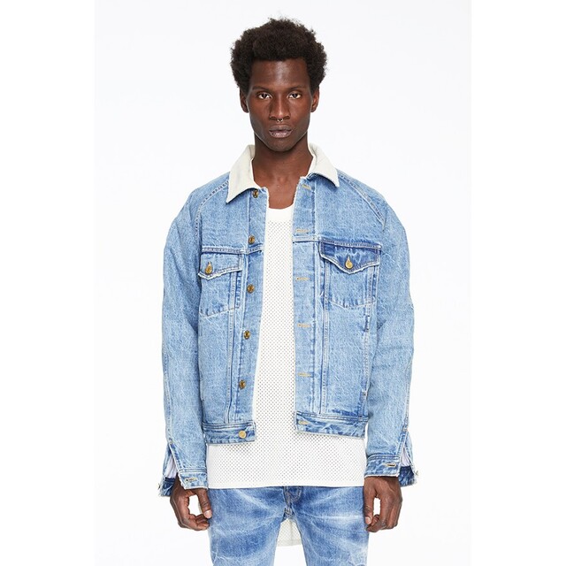 【FEAR OF GOD】5th alpaca denim jacket S