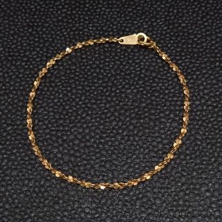 E11-140) K18 ブレスレット 18金 ゴールド-