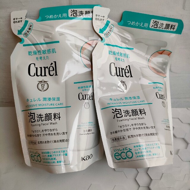 Curel(キュレル)のキュレル Curel 泡洗顔料 詰め替え用 130ml 2個 潤保湿 花王 コスメ/美容のスキンケア/基礎化粧品(洗顔料)の商品写真