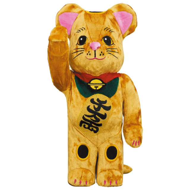 BE@RBRICK ベアブリック 招き猫 金 着ぐるみ版 1000% ソラマチ-