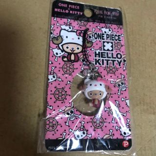 ワンピース(ONE PIECE)のワンピース×ハローキティコラボ　チョッパーのポージングフォンストラップ　(ストラップ)