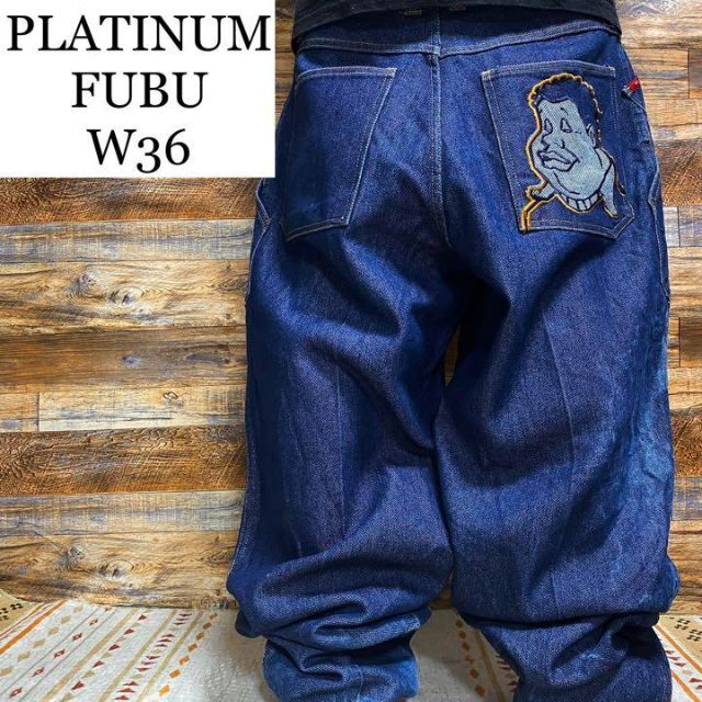 営業 プラティナム フブ Platinum Fubu モハメドアリ デニム W38 kids-nurie.com