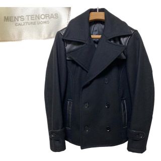 メンズティノラス(MEN'S TENORAS)のMEN'S TENORAS レザー切り替えピーコート(ピーコート)