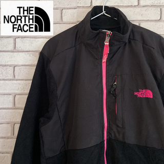 ザノースフェイス(THE NORTH FACE)の激レア ザ・ノースフェイス 切り替えマイクロフリース 黒＆ピンク レディースM(その他)