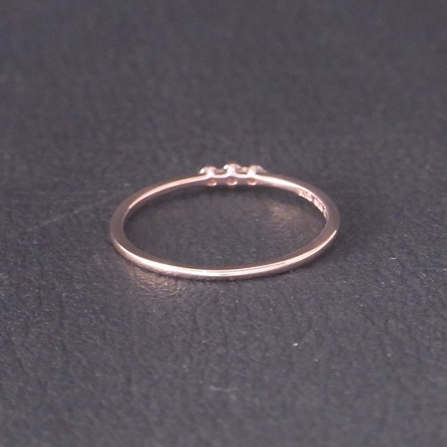 ete(エテ)の新品同様 美品 ete エテ K10P ダイヤモンド 指輪 リング 5号 レディースのアクセサリー(リング(指輪))の商品写真