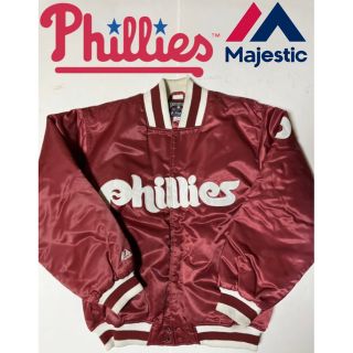 フィリーズ phillies スタジャン ジャケット majestic 90s