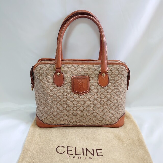 美品 CELINE  マカダム柄 ハンドバッグ