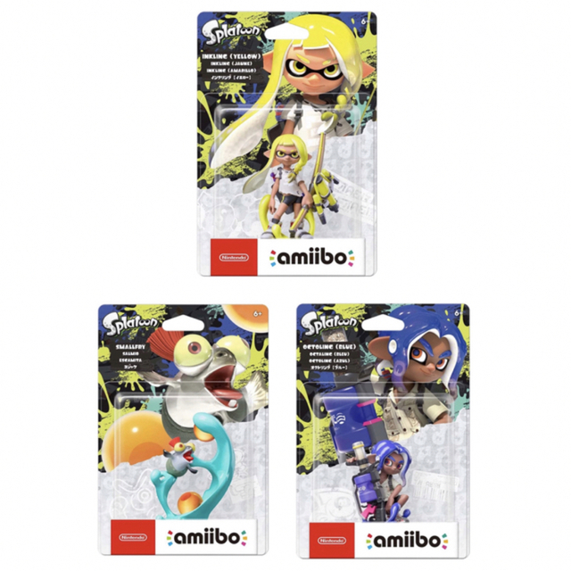 Splatoon3 スプラトゥーン3 amiibo アミーボ　3種類セット エンタメ/ホビーのフィギュア(ゲームキャラクター)の商品写真