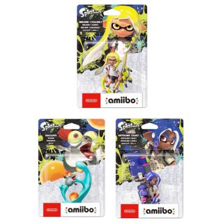 Splatoon3 スプラトゥーン3 amiibo アミーボ　3種類セット(ゲームキャラクター)