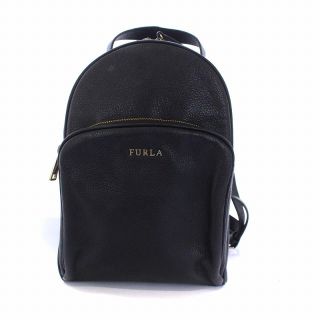 フルラ(Furla)のフルラ FURLA リュックサック デイパック バッグ ミニ レザー 黒(リュック/バックパック)