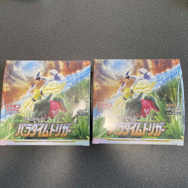 ポケモンカードゲーム パラダイムトリガーBOX シュリンク付き未 ポケモンカードゲーム パラダイムトリガーBOX シュリンク付き未