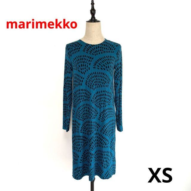 marimekko(マリメッコ)のmarimekko マリメッコ 総柄ワンピース 5020 レディースのワンピース(ひざ丈ワンピース)の商品写真