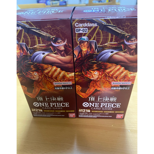 ONE PIECE(ワンピース)の※早い者勝ち！ワンピース頂上決戦2BOX・新品未開封！ エンタメ/ホビーのトレーディングカード(Box/デッキ/パック)の商品写真