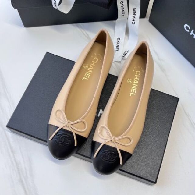 CHANEL シャネル バレリーナ フラット シューズ 37 - bud-mech.pl