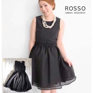 アーバンリサーチロッソ(URBAN RESEARCH ROSSO)の美品 2WAYワンピースセパレートフォーマル　結婚式　入学式(ひざ丈ワンピース)