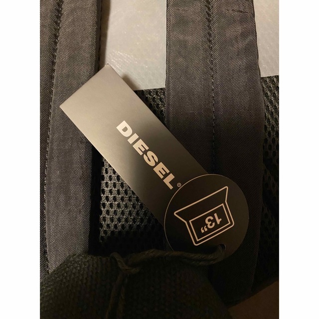 DIESEL(ディーゼル)の新品！DIESEL バックパック　リュック　黒　 メンズのバッグ(バッグパック/リュック)の商品写真