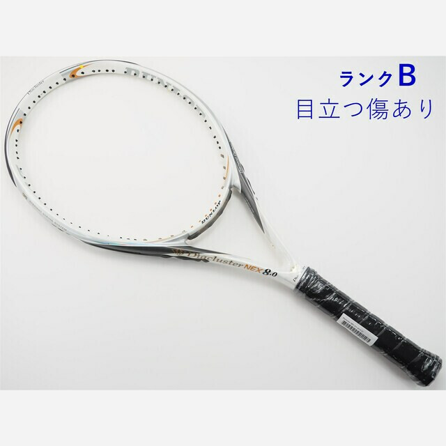 テニスラケット ダンロップ ダイアクラスター NEX 8.0 2010年モデル (G1)DUNLOP Diacluster NEX 8.0 2010255ｇ張り上げガット状態