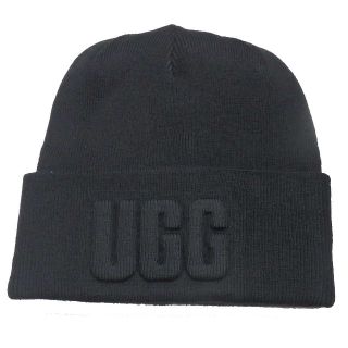 アグ(UGG)の新着UGG レディース3D Graphic Logo ニットビーニーBK(ニット帽/ビーニー)