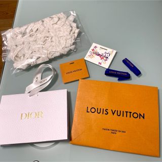 ルイヴィトン(LOUIS VUITTON)のディオール　ルイヴィトン  紙袋・メッセージカード・紐 セット(ショップ袋)