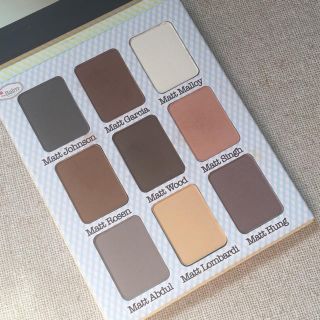 ザバーム(The Balm)のthe Balm : ミートマットヌード アイシャドウパレット(アイシャドウ)