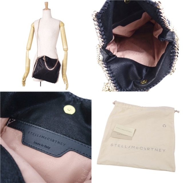 Stella McCartney(ステラマッカートニー)の美品 ステラマッカートニー STELLA McCARTNEY バッグ 2way ファラベラ ミニ チェーン ハンドバッグ ショルダーバッグ レディース 肩掛け 鞄 ブラック レディースのバッグ(ハンドバッグ)の商品写真