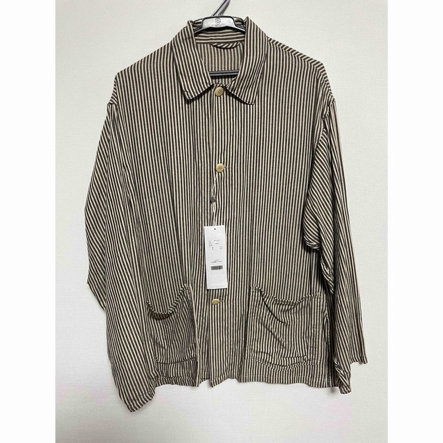 代引き人気 COMOLI - COMOLI 22ss ストライプワークジャケット