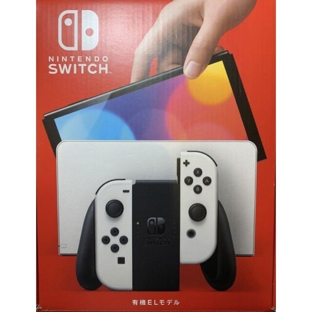 [新品] ニンテンドースイッチ本体 有機EL ホワイト (Switch)2022年1月保証書欄