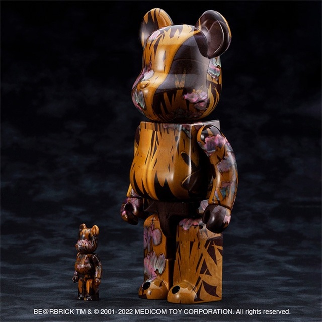 BE@RBRICK(ベアブリック)の BE@RBRICK 尾形光琳 国宝「八橋蒔絵螺鈿硯箱」 100% & 400% エンタメ/ホビーのおもちゃ/ぬいぐるみ(キャラクターグッズ)の商品写真