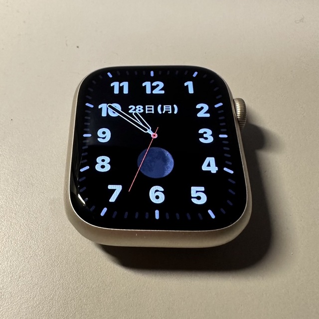 Apple Watch(アップルウォッチ)のApple Watch series 7 GPSモデル 45mm スターライト メンズの時計(腕時計(デジタル))の商品写真