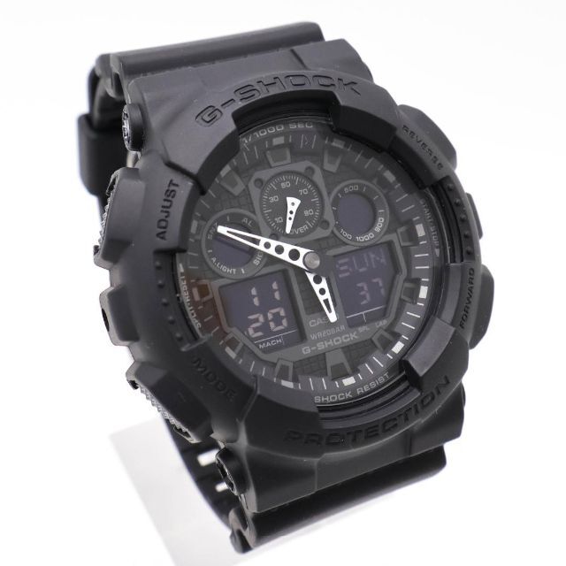 《美品》G-SHOCK 腕時計 ブラック 20M防水 アナデジ カレンダー