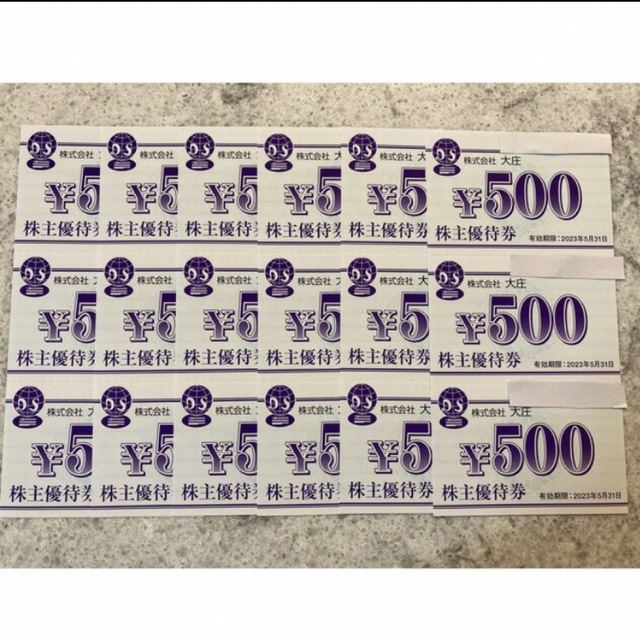 送料無料】 大庄 株主優待券 9,000円分 500円×18枚 compoliticas.org