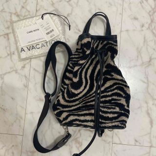 完売A VACATIONペイズリータンクトートバッグブラック金子綾ア