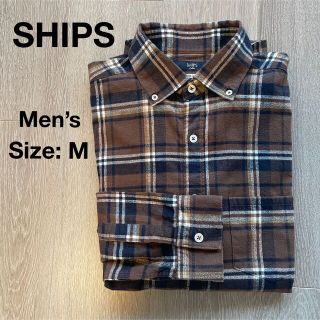 SHIPS - SHIPS メンズ 長袖シャツ M 綿100%の通販 by Sara's shop ...