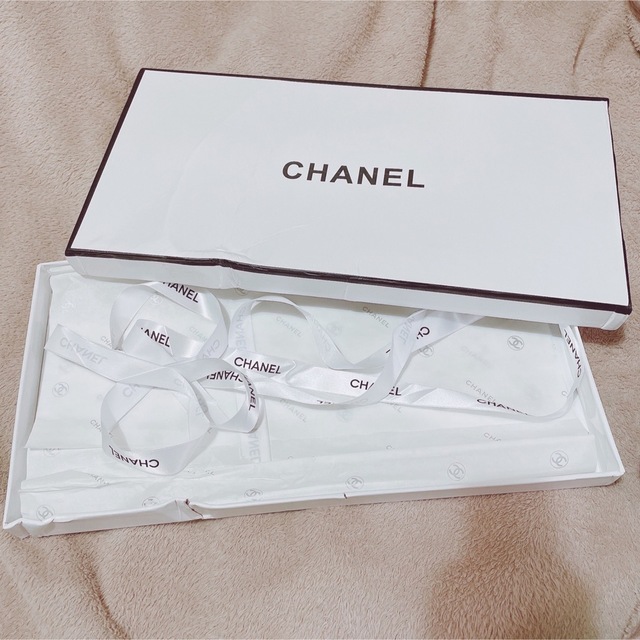 CHANEL 空箱　リボン　紙袋　3点セット