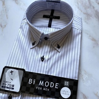 【形態安定加工】Bi MODE ワイシャツ L(41)-84