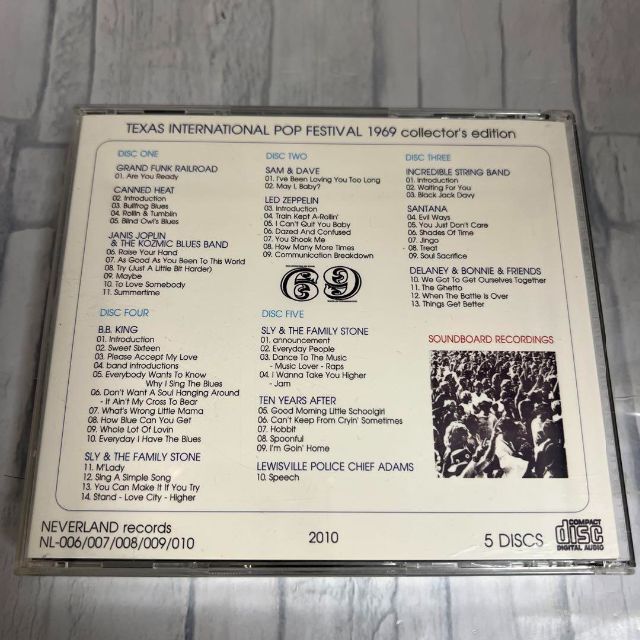 TEXAS INTERNATIONAL POP FESTIVAL 1969 エンタメ/ホビーのCD(ポップス/ロック(洋楽))の商品写真