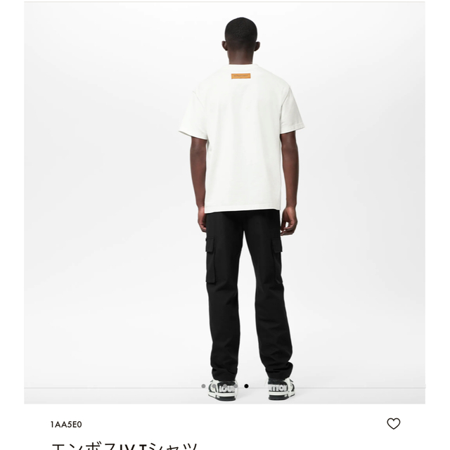 LOUIS VUITTON(ルイヴィトン)のエンボスLV Tシャツ メンズのトップス(Tシャツ/カットソー(半袖/袖なし))の商品写真