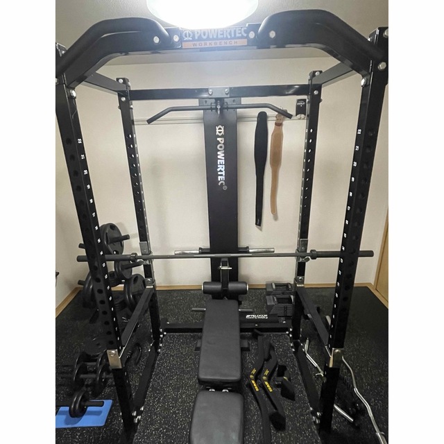 ブランド品専門の POWERTEC パワーラック(ラットタワー付き)ホーム