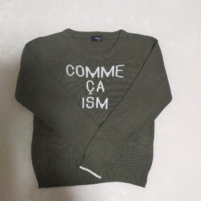 COMME CA ISM(コムサイズム)のトレーナー140 キッズ/ベビー/マタニティのキッズ服男の子用(90cm~)(ニット)の商品写真