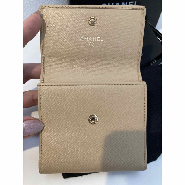 CHANEL(シャネル)の☆美品☆CHANEL ココマーク　レザー の 二つ折り 財布 折り財布 メンズのファッション小物(折り財布)の商品写真