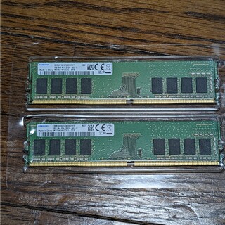 サムスン(SAMSUNG)のDDR4　8GB×2（16GB）メモリ　デスクトップPC(PC周辺機器)