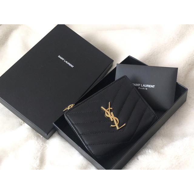 Saint Laurent(サンローラン)のSaint Laurentモノグラム バイフォールドウォレット レディースのファッション小物(財布)の商品写真