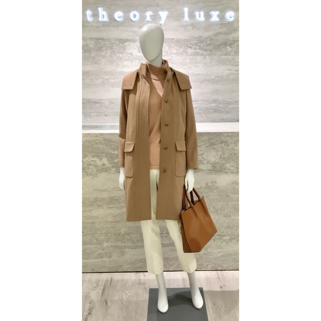 Theory luxe ダウンライナー付きコート