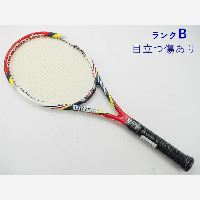 テニスラケット ウィルソン スティーム 95 2012年モデル (G2)WILSON STEAM 95 2012元グリップ交換済み付属品